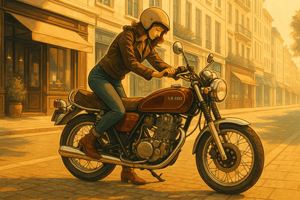 SR400 キック難しいと感じる理由と“かからない”原因とは?